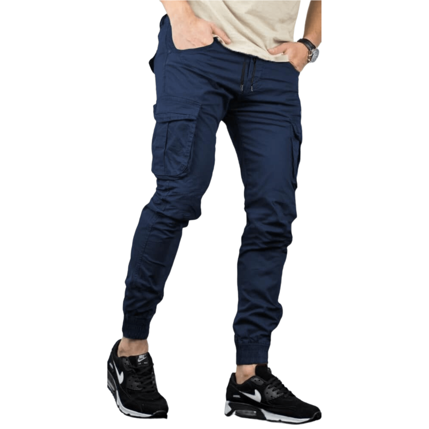 Premium 6 Pocket Cargo Jogger’s Pant For men’s – Blue