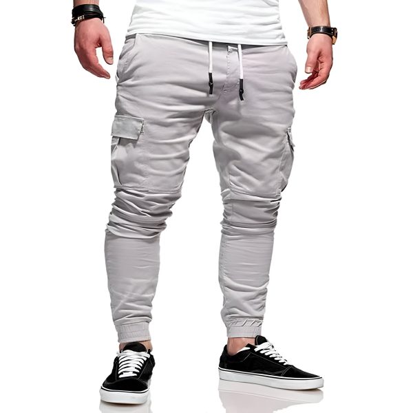 Premium 6 Pocket Cargo Jogger’s Pant For men’s – light ash