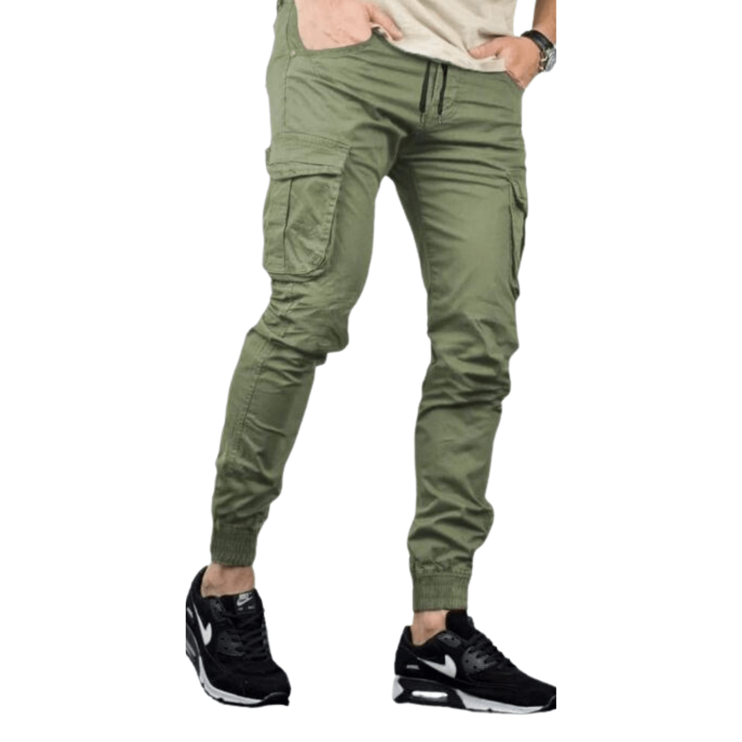 Premium 6 Pocket Cargo Jogger’s Pant For men’s – Olive