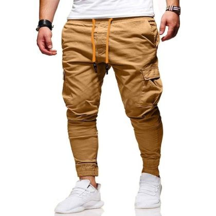 Premium 6 Pocket Cargo Jogger’s Pant For men’s – Khaki